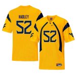 Men's West Virginia Mountaineers NCAA #52 J.P. Hadley Navy Authentic Nike 2019 Stitched College Football Jersey VJ15J75RY